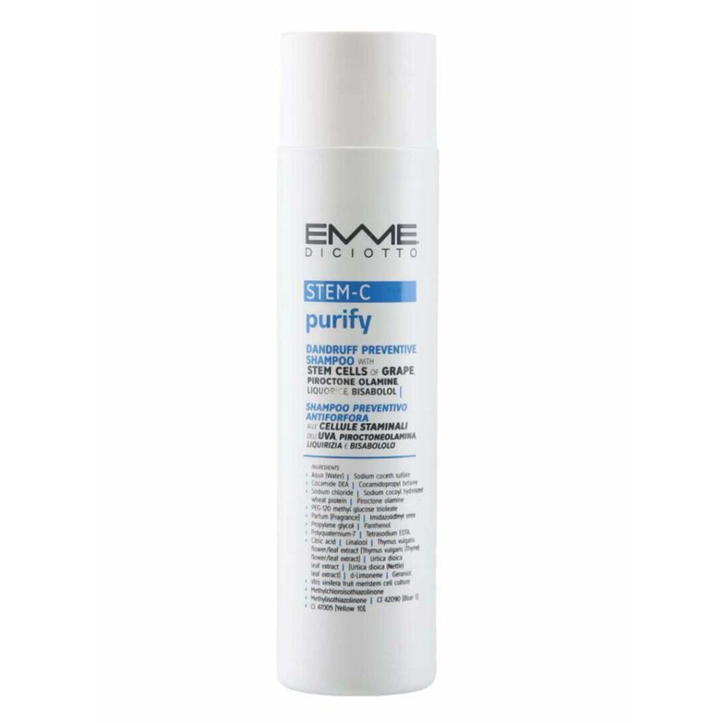 Emmediciotto STEM-C valantis šampūnas nuo pleiskanų, 250ml