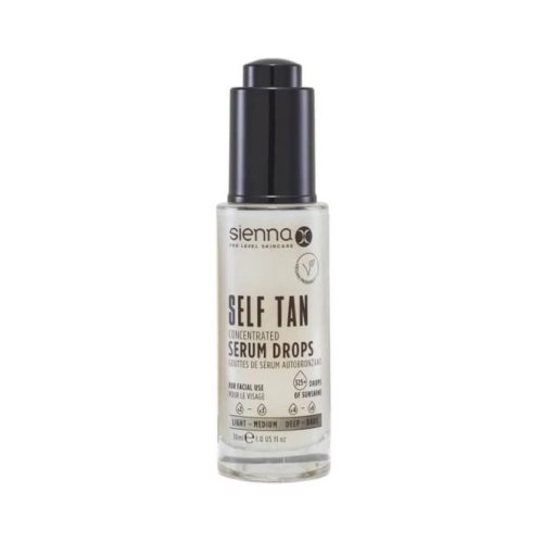 SIENNA-X miego įdegio lašeliai veidui ir dekoltė sričiai - SLEEP TANNING DROPS
