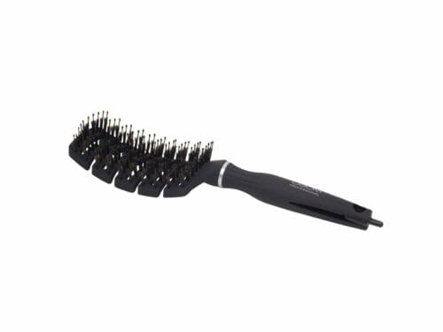 Sepetys-plaukams-OSOM-Professional-OSOM99574 OSOM Professional šepetys plaukams OSOM99574, lenktas,stačiakampis,su nailono spygliukais ir šerno šereliais, su smeigtuku plaukų atskyrimui
