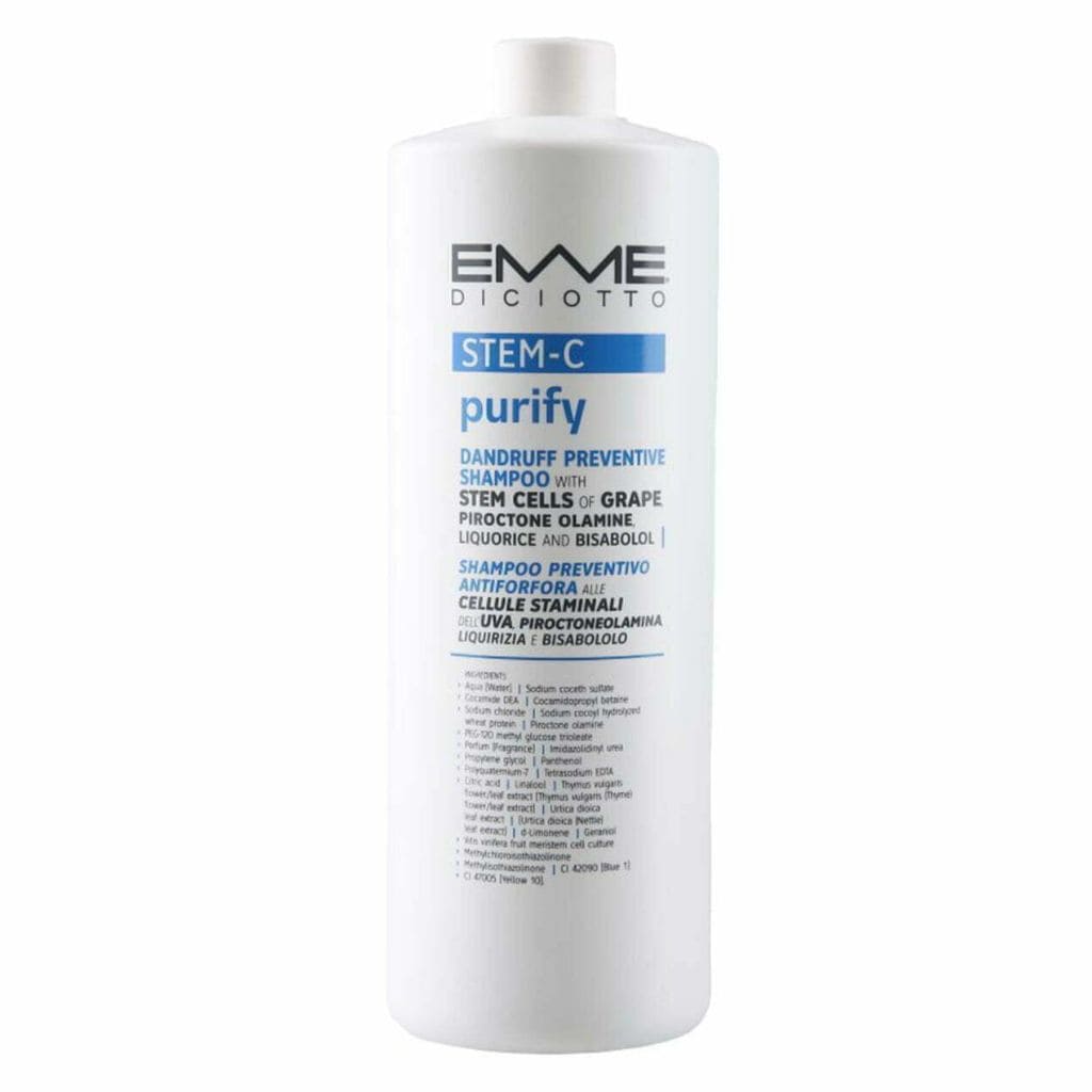 Emmediciotto STEM-C valantis šampūnas nuo pleiskanų, 1000ml