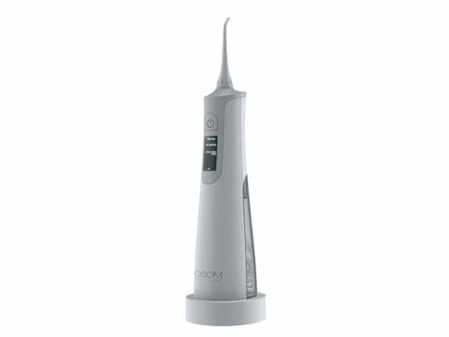 Burnos irigatorius OSOM Oral Care Silver OSOMORALWF128SILV, IPX7, LCD ekranėlis, sidabrinė spalva OSOM Oral Care burnos irigatorius Silver OSOMORALWF128SILV, IPX7, LCD ekranėlis, sidabrinės spalvos