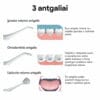 Burnos irigatorius OSOM Oral Care Silver OSOMORALWF128SILV, IPX7, LCD ekranėlis, sidabrinė spalva OSOM Oral Care burnos irigatorius Silver OSOMORALWF128SILV, IPX7, LCD ekranėlis, sidabrinės spalvos