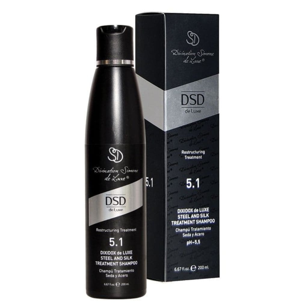 Dixidox de Luxe intensyvus šampūnas su šilku Steel And Silk Intense Shampoo DSD5.1, 200ml