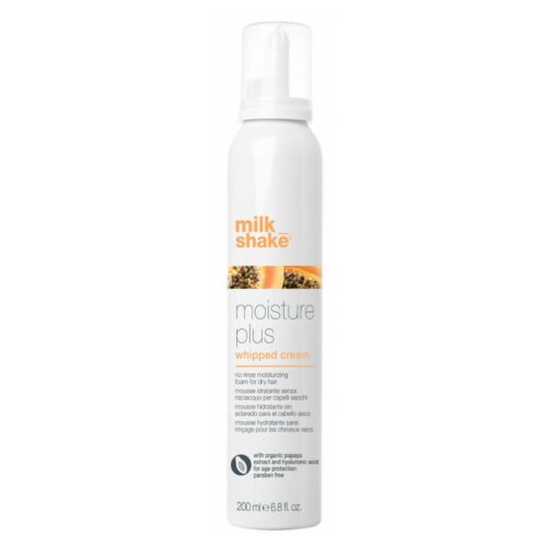 Milk Shake drėkinamosios putos Moisture Plus sausiems plaukams, plaukų drėgmės ir žvilgesio atstatymui 200ml-min Milk Shake drėkinamosios putos Moisture Plus sausiems plaukams, plaukų drėgmės ir žvilgesio atstatymui 200ml