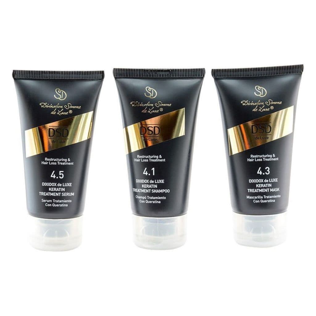 Dixidox de Luxe plaukų priežiūros priemonių rinkinys Travel Set - 4.3, 4.1, 4.5, 3x50ml