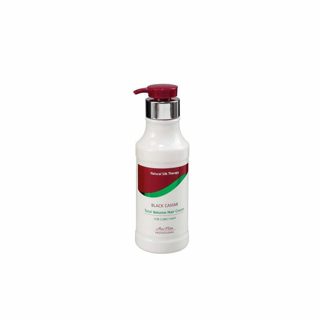 Mon Platin garbanotų plaukų kremas su juodaisais ikrais, (MP742), 400ml