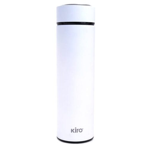 Termogertuvė su vakuumine izoliacija KIRO KI104WH, balta, 500 ml