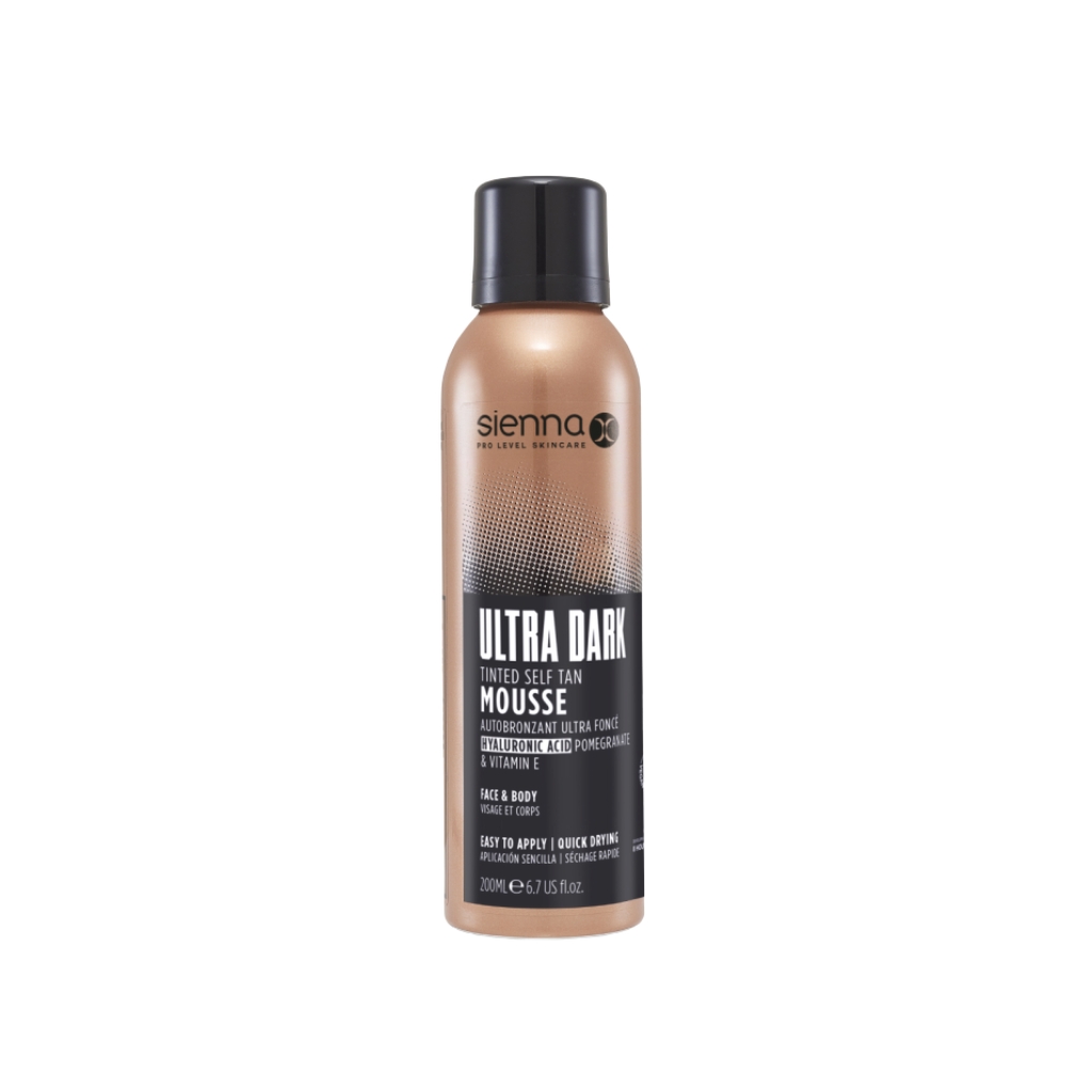 SIENNA X savaiminio įdegio putos su atspalviu ULTRA DARK TINTED MOUSEE, 200ml