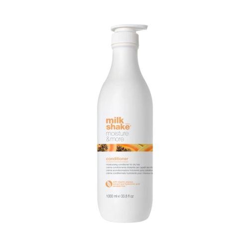 Milk Shake drėkinantis kondicionierius sausiems plaukams MOISTURE AND MORE, 1000ml-min Milk Shake drėkinantis kondicionierius sausiems plaukams MOISTURE AND MORE, 1000ml