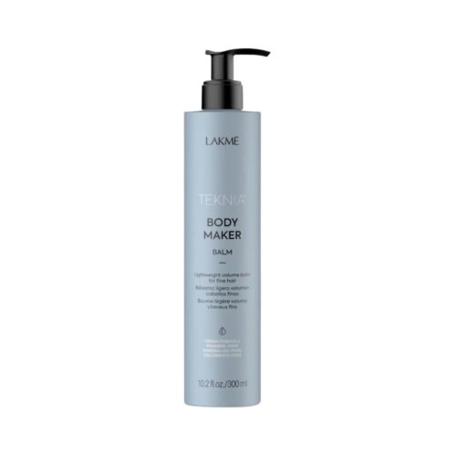 Lakme Teknia apimties plaukams suteikiantis balzamas Body Maker Balm LAK44642, ploniems ir silpniems plaukams, 300ml