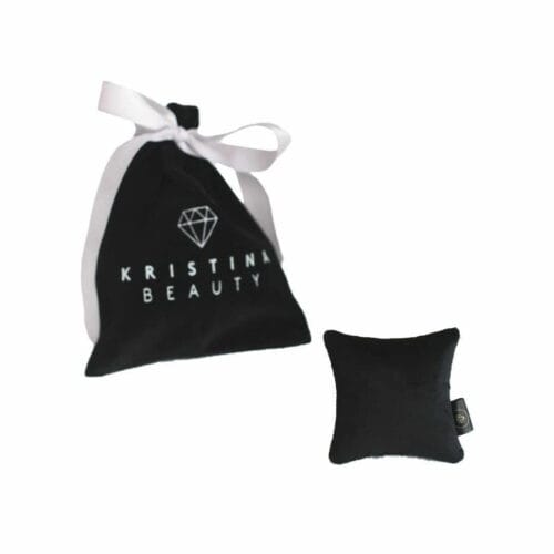 Kristina Beauty pagalvėlė tvirtinama į automobilio groteles, rankų darbo, juoda
