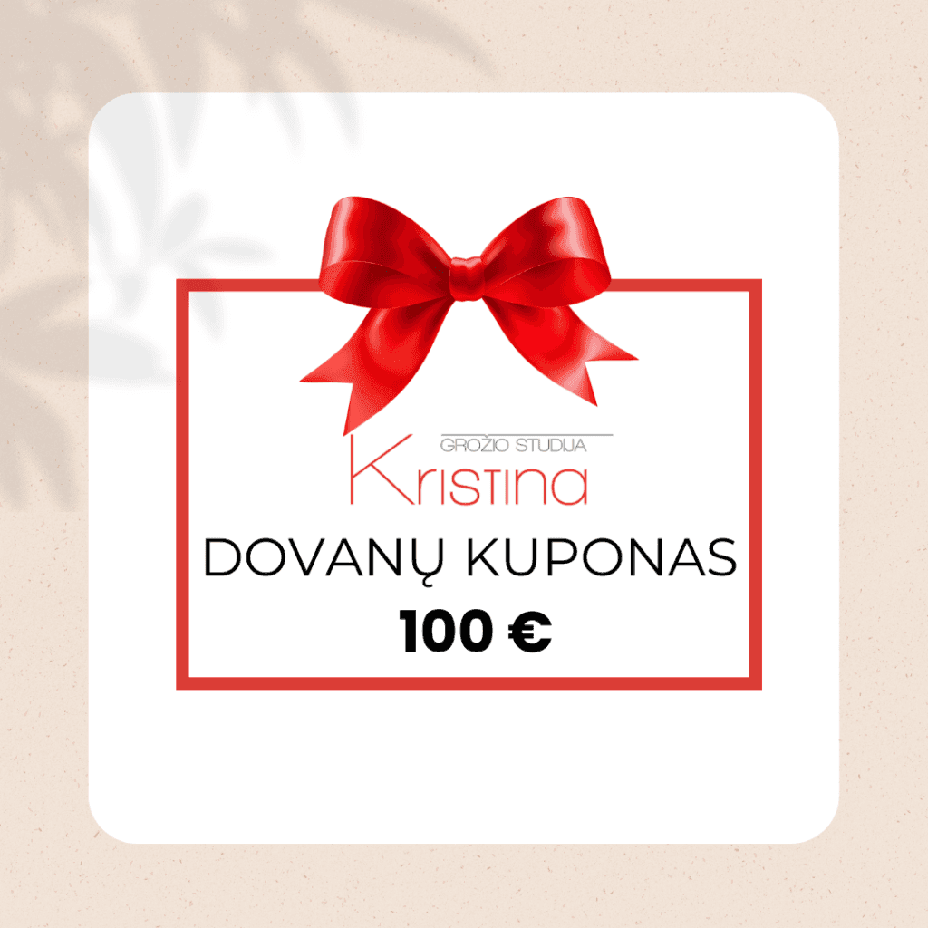 23-min Fizinis dovanų kuponas 100€ Grožio studija Kristina