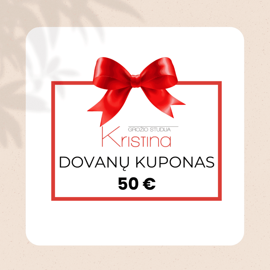 27-min Fizinis dovanų kuponas 50€ Grožio studija Kristina