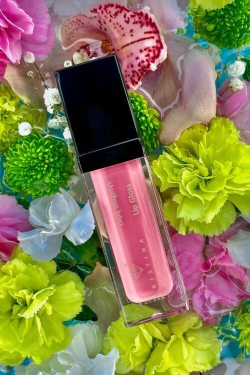 blizgis 110 3-min Kristina Beauty lūpų blizgesys 110 Summer Pink, 7ml