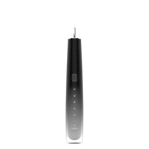 Įkraunamas elektrinis, garsinis dantų šepetėlis OSOM Oral Care Sonic Toothbrush Black OSOMORALT40BL, su veido valymo/masažavimo antgaliu