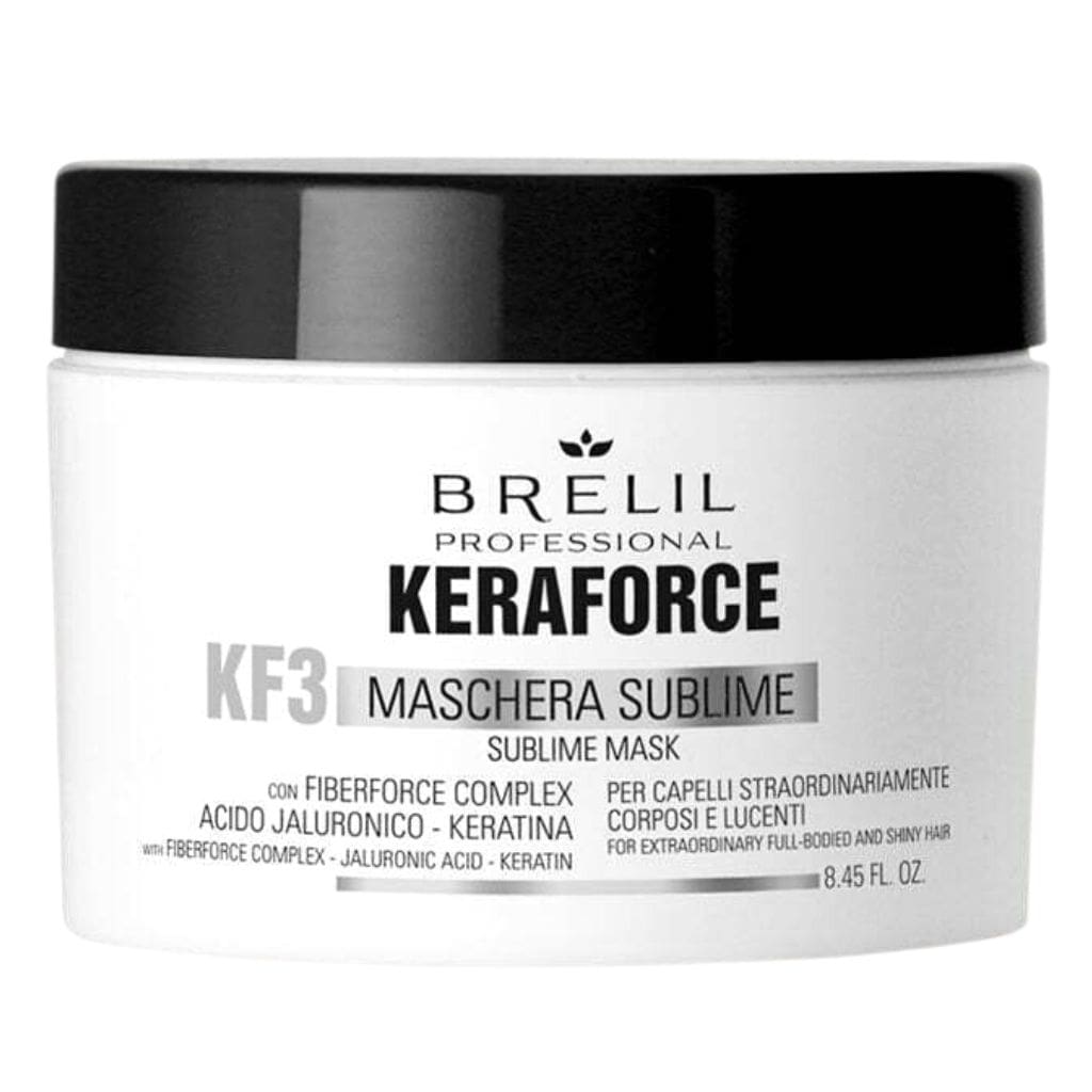 BRELIL kreminė kaukė plaukams su hialurono ir keratino kompleksu Keraforce KF3 Sublime Mask, 200ml-min BRELIL kreminė kaukė plaukams su hialurono ir keratino kompleksu Keraforce KF3 Sublime Mask, 200ml