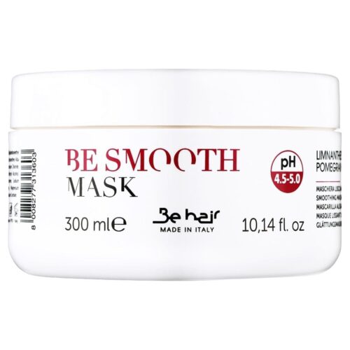 Be hair kaukė nepaklusniems, sausiems, besipučiantiems, pažeistiems plaukams BE SMOOTH (pH4.5-5), 300ml