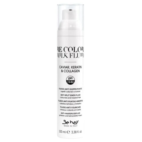 Be hair nenuskalaujamas fluidas dažytiems, pažeistiems plaukams MILK FLUID BE COLOR 3C COMPLEX (pH-7,5-8), 100ml