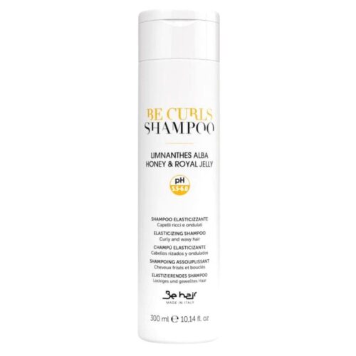 Be hair šampūnas garbanotiems pažeistiems, elastingumą praradusiems plaukams BE CURL (pH5.5-6), 300ml