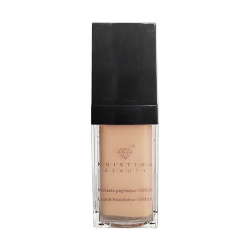 Kristina Beauty makiažo pagrindas - SPF25 2.10 Natural Beige, 25ml
