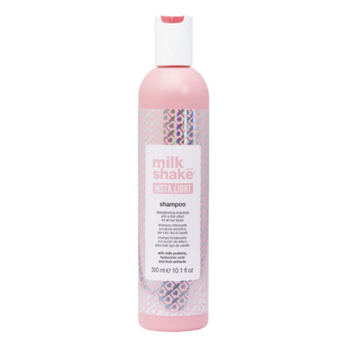 Milk Shake stiprinamasis šampūnas su užpildo efektu visų tipų plaukams INSTA.LIGHT SHAMPOO, 300ml Milk Shake stiprinamasis šampūnas su užpildo efektu visų tipų plaukams INSTA.LIGHT SHAMPOO, 300ml