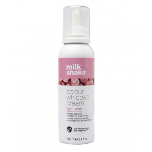 Milk Shake kondicionuojančios dažomosios putos COLOUR WHIPPED CREAM LIGHT PINK, 100 ml Milk Shake kondicionuojančios dažomosios putos COLOUR WHIPPED CREAM LIGHT PINK, 100 ml