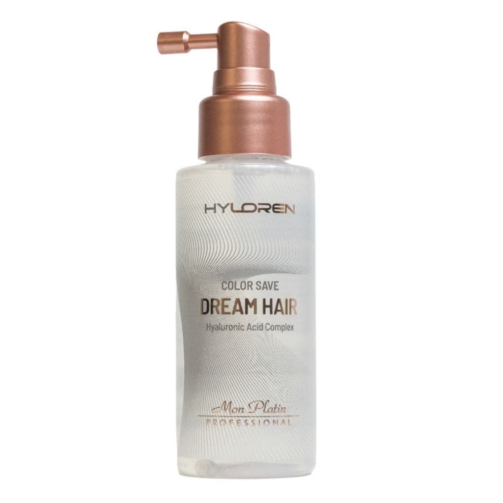 Mon Platin HYLOREN apsauga nuo karščio - Dream Hair Color Save sausiems ir pažeistiems plaukams skirtas purškiklis MP887, 100ml