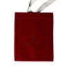 Kristina Beauty veliūrinis dovanų maišelis 12x15cm, bordo spalvos