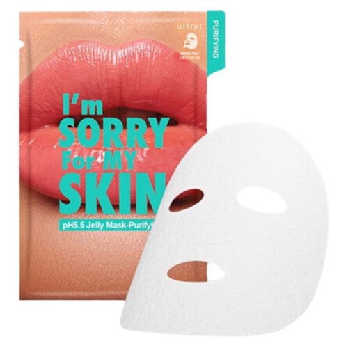 Ultru valanti veido odą kaukė I'm Sorry for My Skin pH5.5 Jelly Mask Purifying, SFMS7631, 33ml (2)-min Ultru valanti veido odą kaukė I'm Sorry for My Skin pH5.5 Jelly Mask Purifying SFMS7631, 33ml