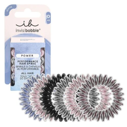 Invisibobble Power gumytės plaukams Be Visible, IB-PO-PA-3-1005, 6vnt-min Invisibobble Power gumytės plaukams Be Visible, IB-PO-PA-3-1005, 6vnt