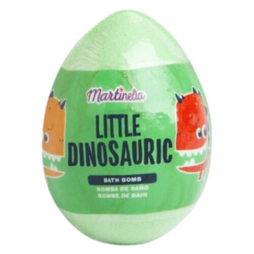 MARTINELIA vonios burbulas kiaušinio formos su siurprizu viduje Little Dinosauric, obuolių kvapo, 100g-min MARTINELIA vonios burbulas kiaušinio formos su siurprizu viduje Little Dinosauric, obuolių kvapo, 100g