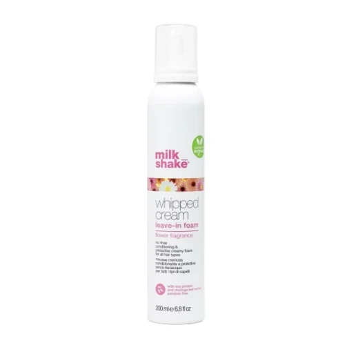 MS FLOWER POWER whipped cream 200ml - Copy-min-600x600 Milk Shake putos plaukų stuktūrai WHIPPED CREAM FLOWER FRAGRANCE, 200ml