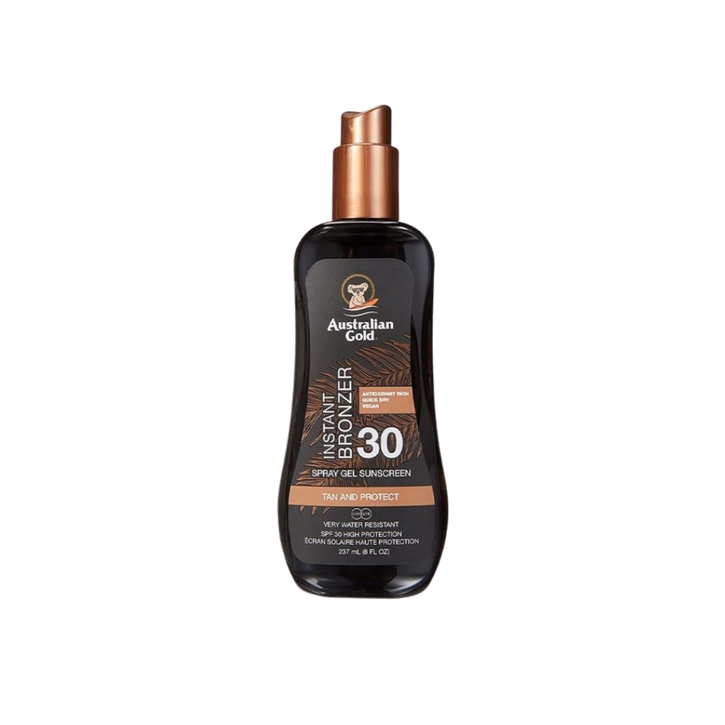 Australian Gold apsaugos nuo saulės pienelis su bronzantais SPF30, 237ml