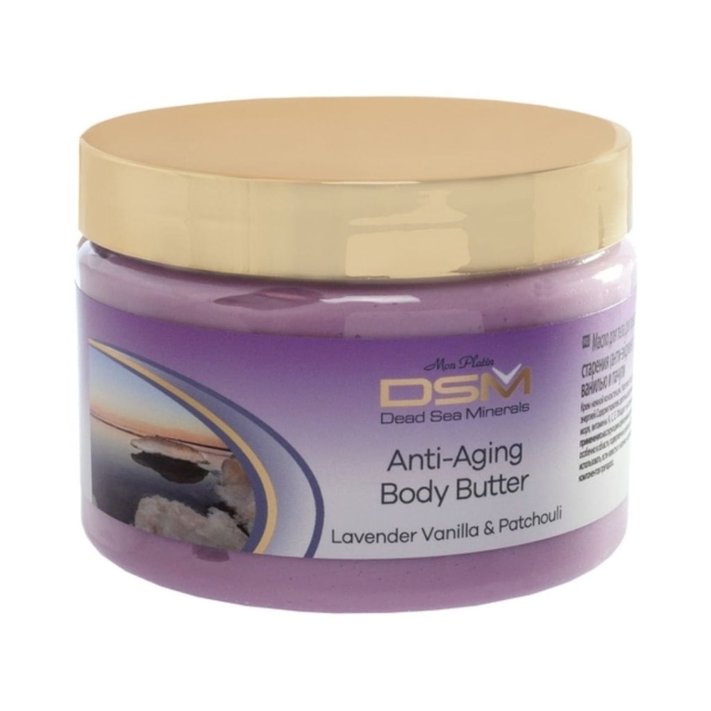 Mon Platin DSM Anti Aging kūno sviestas - levanda, vanilė ir pačiulis, 300ml