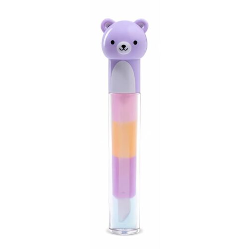 MARTINELIA lūpų blizgesys Shiny Animals, violetinis meškutis, 2,7g
