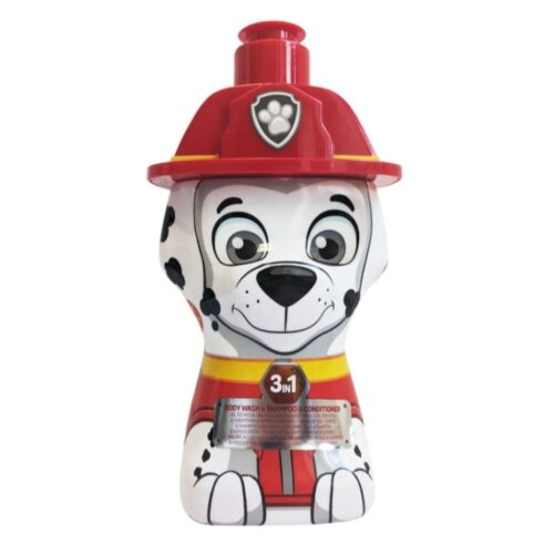 PAW PATROL dušo želė ir šampūnas su kondicionieriumi 3in1 Marshall 3D, 400ml