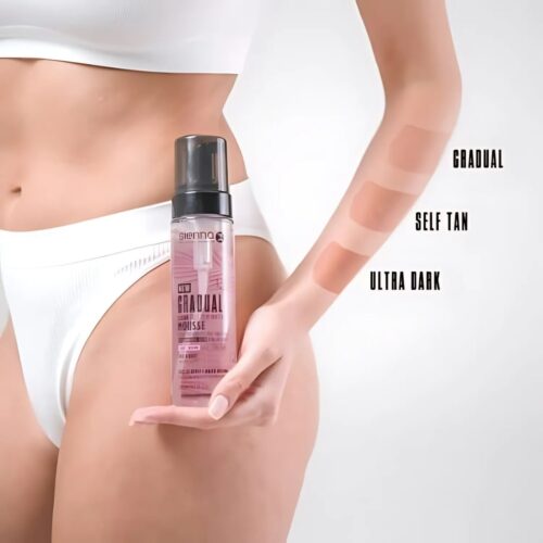 SIENNA X skaidrios savaiminio įdegio putos GRADUAL TAN WATER MOUSSE, 190ml