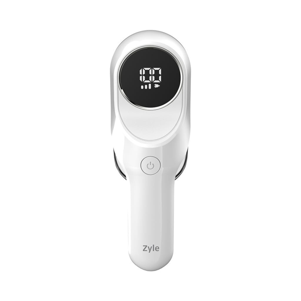 Zyle įkraunamas pūkų rinkiklis ZY108LNW, baltos spalvos, 9W