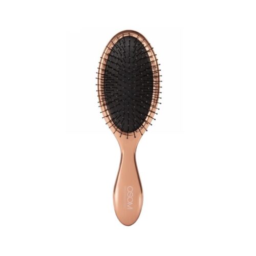 OSOM Professional šepetys plaukams Hair Brush Rose Gold Chrome OSOMP2259, su nailono spygliukais, rožinio aukso chromo spalvos