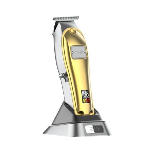 OSOM plaukų kirpimo-kantavimo mašinėlė-trimeris Electric Hair Trimmer OSOM7GOLD, aukso spalvos (2)-min OSOM plaukų kirpimo-kantavimo mašinėlė-trimeris Electric Hair Trimmer OSOM7GOLD, aukso spalvos
