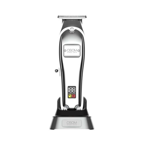 OSOM plaukų kirpimo-kantavimo mašinėlė-trimeris Electric Hair Trimmer OSOM7SIL, sidabro spalvos