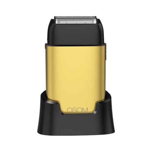 OSOM plaukų skutimo mašinėlė Foil Shaver OSOM4GOLD, aukso spalvos-min OSOM plaukų skutimo mašinėlė Foil Shaver OSOM4GOLD, aukso spalvos