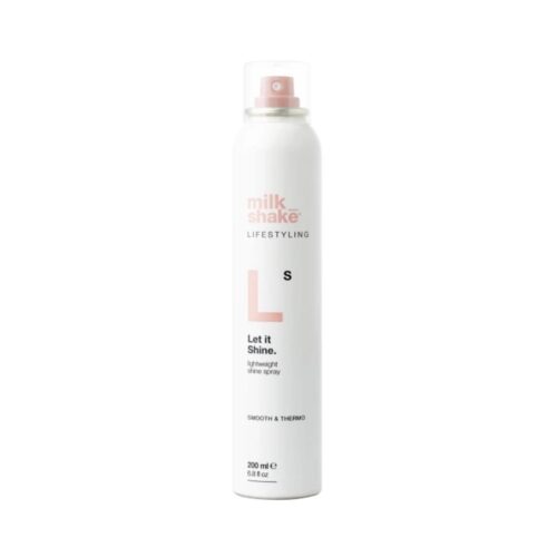Milk Shake minkštinamasis ir žvilgesio suteikiantis purškiklis LET IT SHINE, 200ml