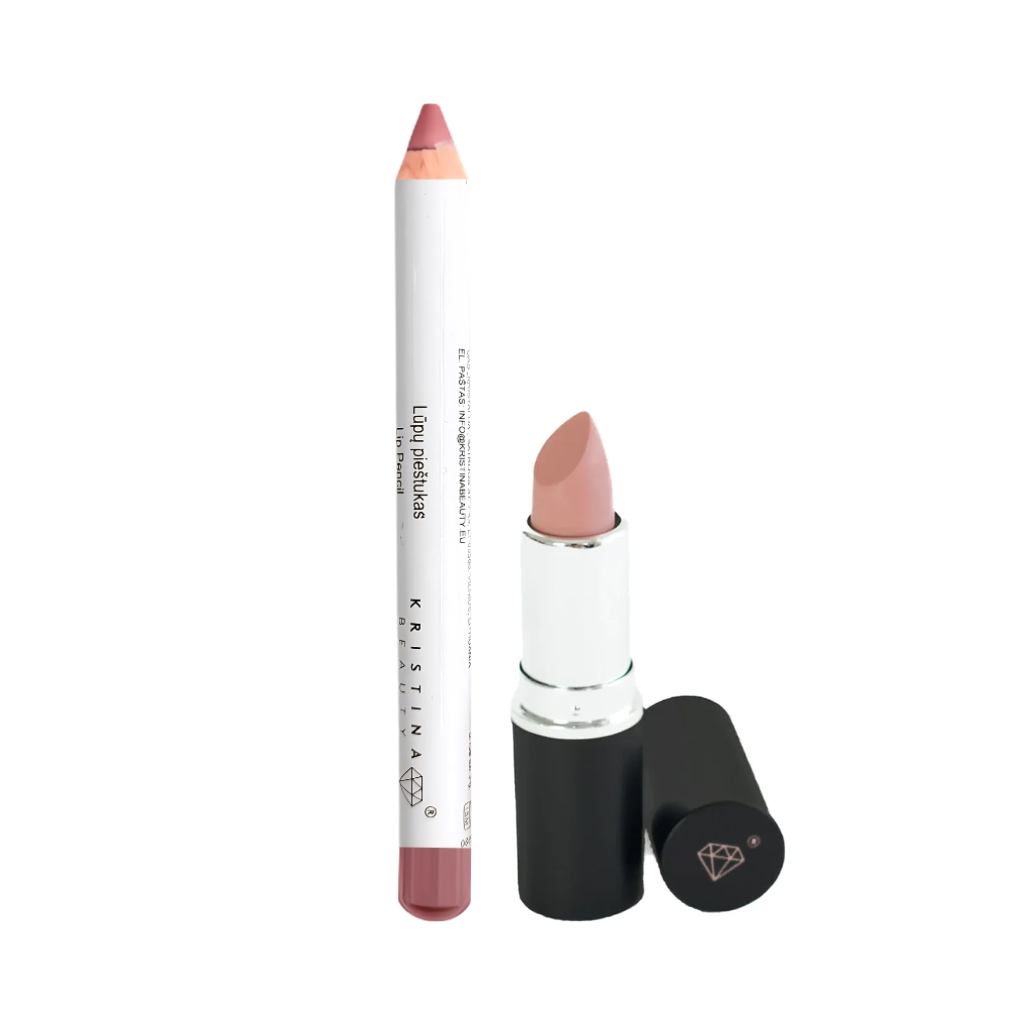 Kristina Beauty rinkinys lūpoms Pink Nude Kristina Beauty rinkinys lūpoms Pink Nude