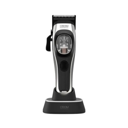 OSOM Professional profesionali plaukų kirpimo mašinėlė PRIME Cordless Hair Clipper OSOMP01SIL, sidabro spalvos-min OSOM Professional profesionali plaukų kirpimo mašinėlė PRIME Cordless Hair Clipper OSOMP01SIL, sidabro spalvos