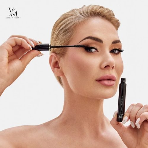 VERTA MILIJONO „BOLD BLOOM” Blakstienų termo tušas ilginantis ir modeliuojantis, rudos spalvos, 9ml