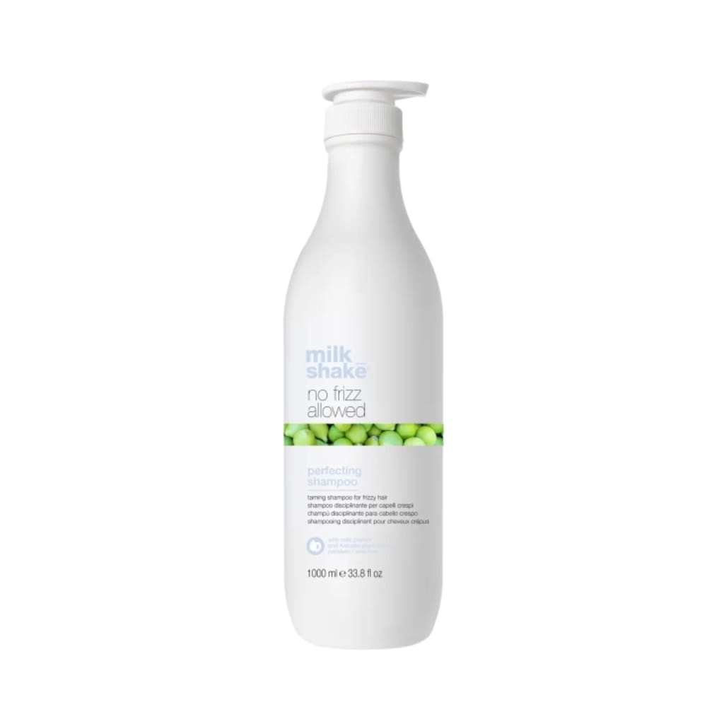 Milk Shake šampūnas šiauštis linkusiems plaukams NO FRIZZ ALLOWED PERFECTING SHAMPOO, 1000ml