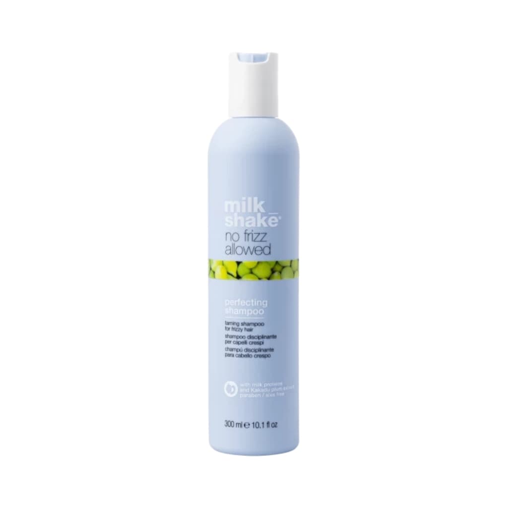Milk Shake šampūnas šiauštis linkusiems plaukams NO FRIZZ ALLOWED PERFECTING SHAMPOO, 300ml