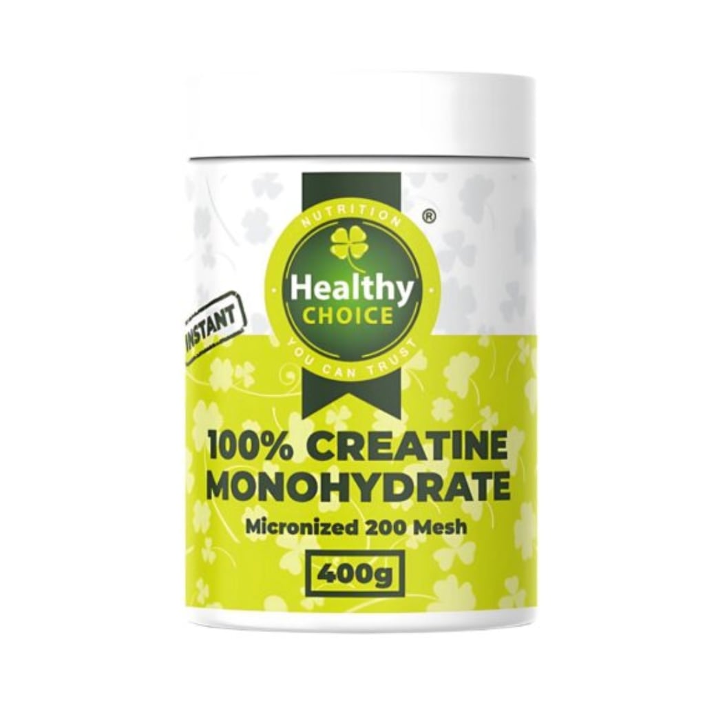 Healthy Choice 100% Kreatino Monohidratas, mikronizuotas 200mesh., 400gr
