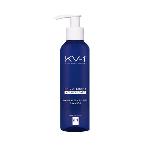 KV-1 šampūnas nuo pleiskanų su vaisių rūgštimis ir keratinu TRICOTERAPY 2.1, 200ml
